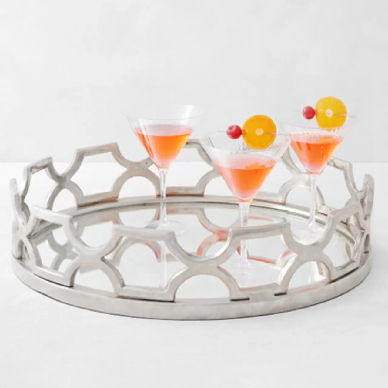 Z Gallerie Abigail Aluminum Tray> Barware & Entertaining | Tabletop Sale