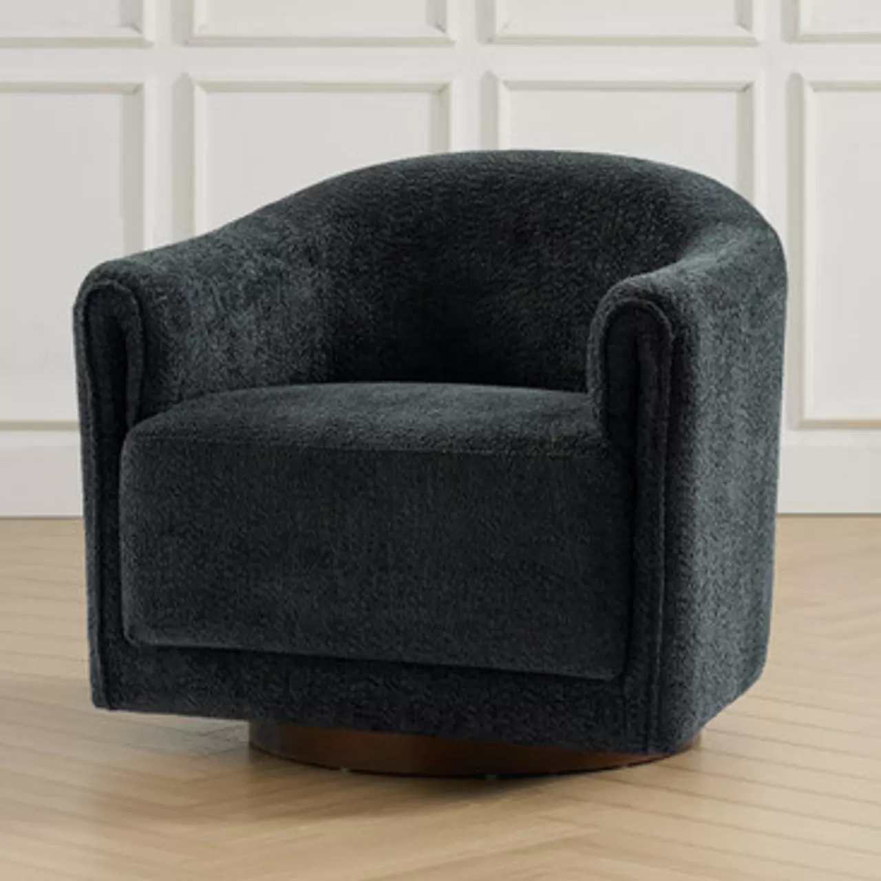 Z Gallerie Adrian Swivel Chair - Black> Swivel Chairs | Accent Chairs