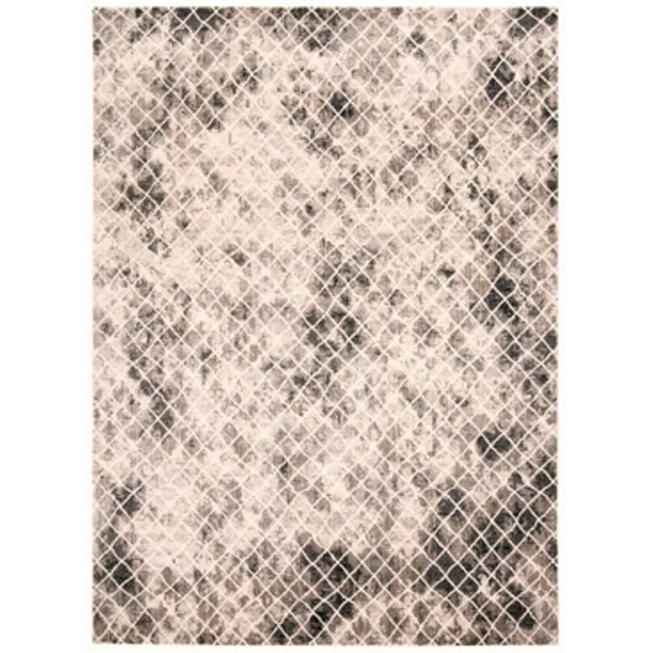 Z Gallerie Amira Rug - Sand/Charcoal/Ivory> Modern Rugs | Pattern Rugs