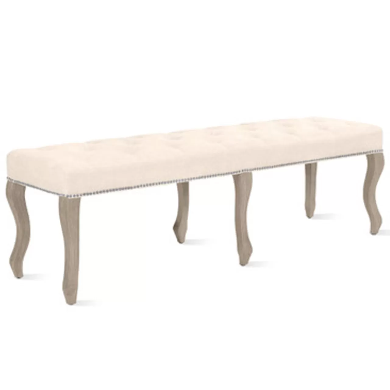 Z Gallerie Archer Bench - Natural Grey> Dining Bench & Stools