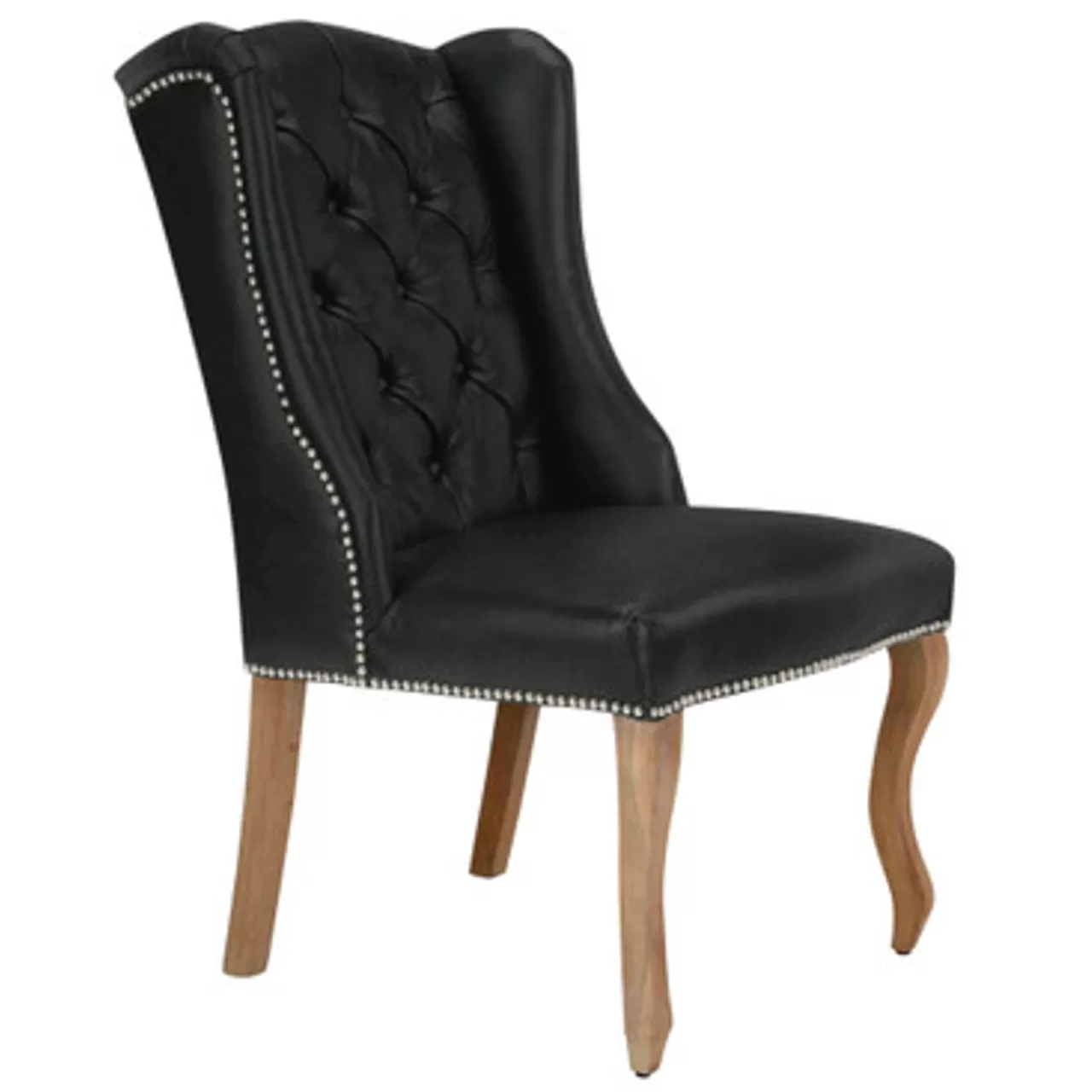 Z Gallerie Archer Leather Dining Chair - Wash Oak> Dining Chairs