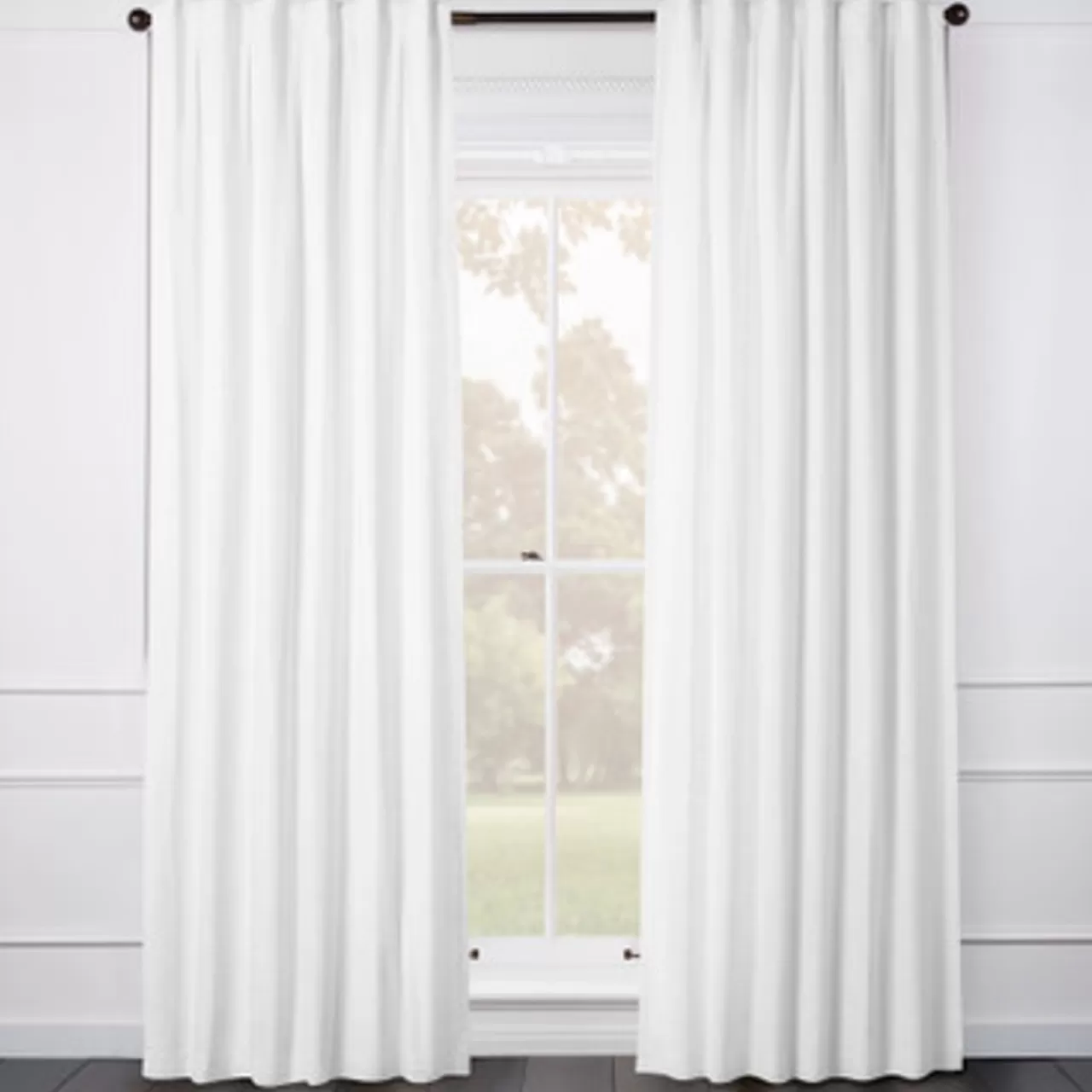 Z Gallerie Audrey Linen White - Custom> Solid Window Panels | Custom Window Panels