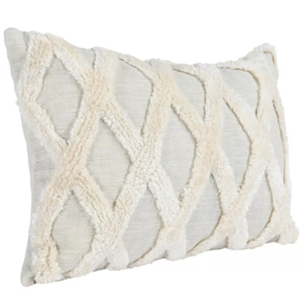 Z Gallerie Barton Lumbar Pillow - Ivory> Textile Sale | Patterned Pillows