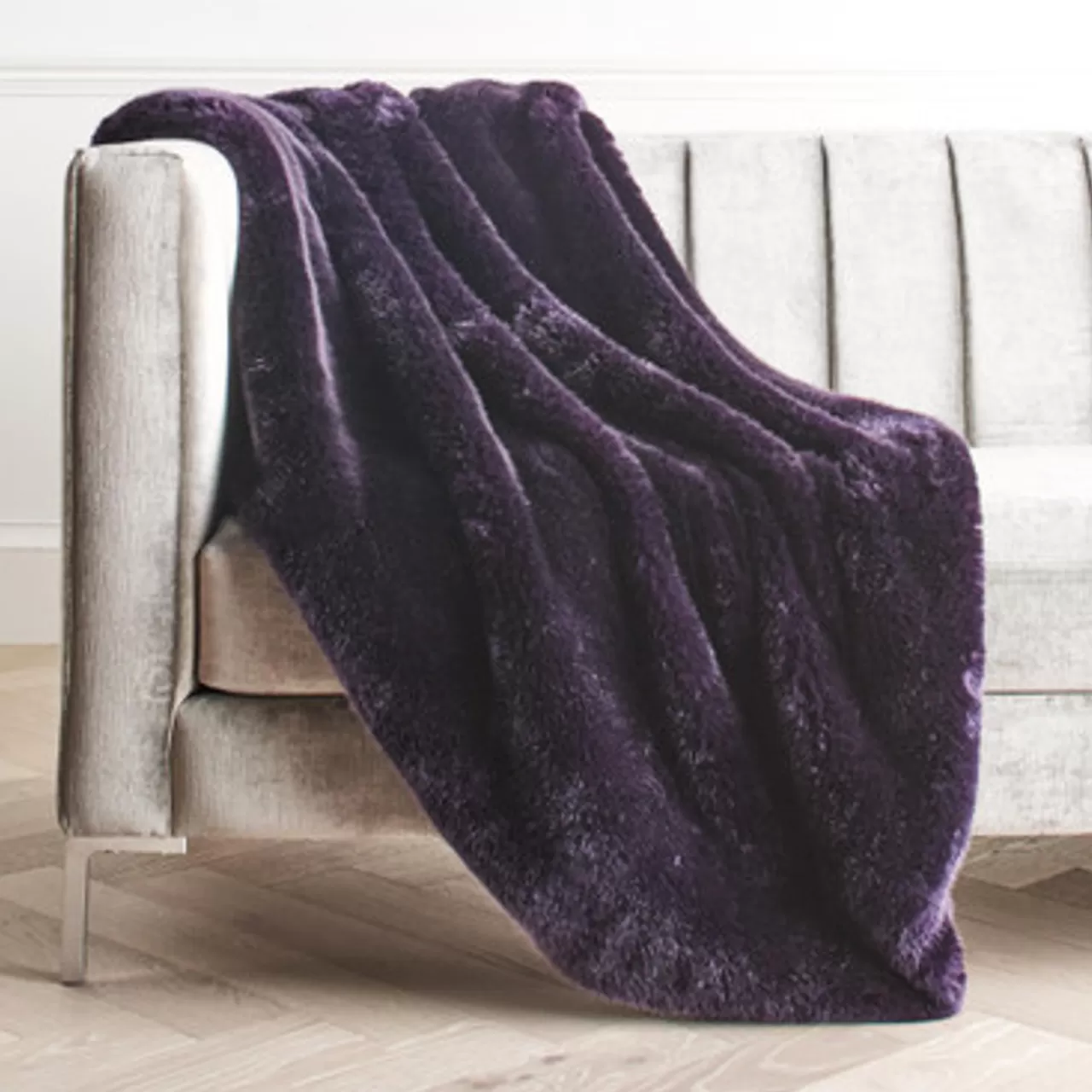 Z Gallerie Bijou Throw - Aubergine> Solid Throws | Textile Sale