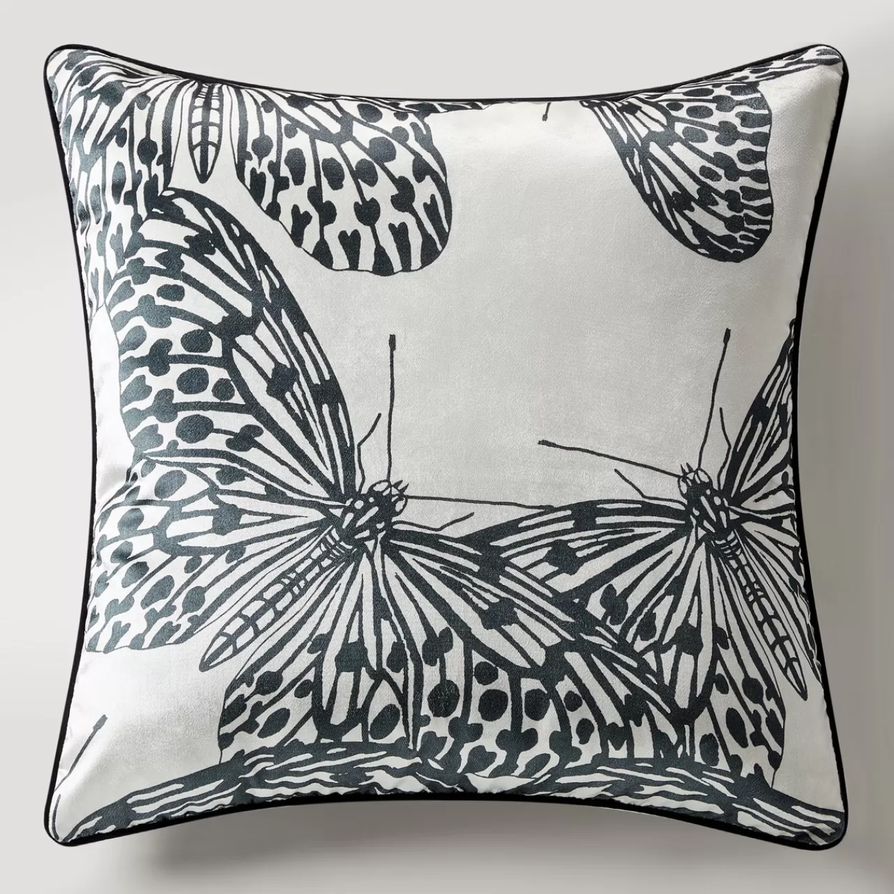 Z Gallerie Butterfly Pillow 22"- Black/Ivory> Textile Sale | New Pillows