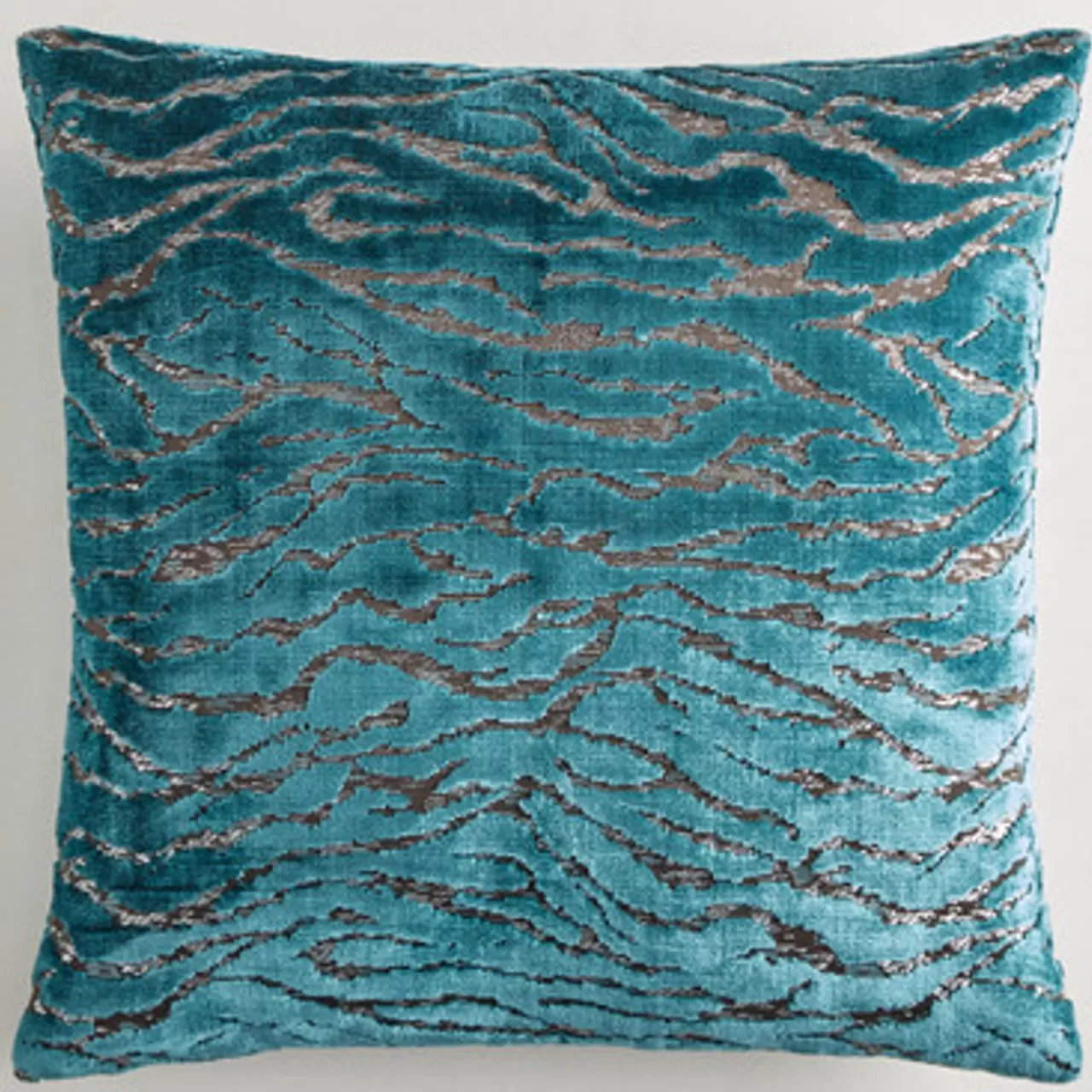 Z Gallerie Cachet Pillow 20" - Cerulean> Textile Sale | Patterned Pillows