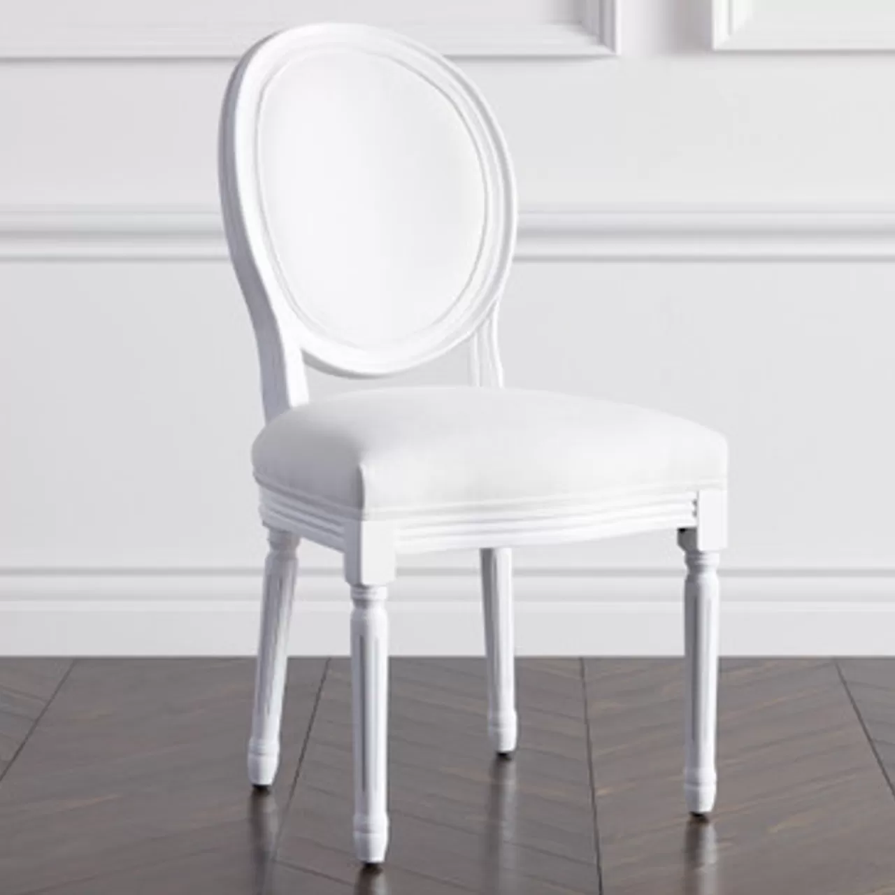 Z Gallerie Camille Dining Chair - High Gloss White> Dining Chairs