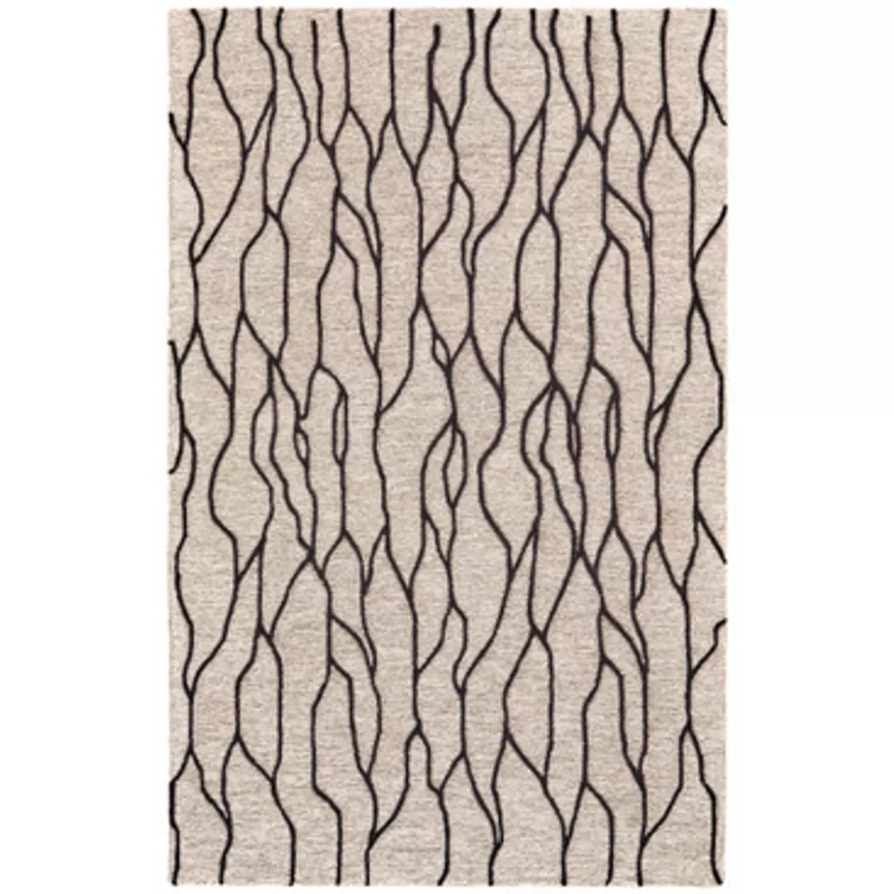 Z Gallerie Cavallari Rug - Black/Taupe> Pattern Rugs | Living Room Rugs