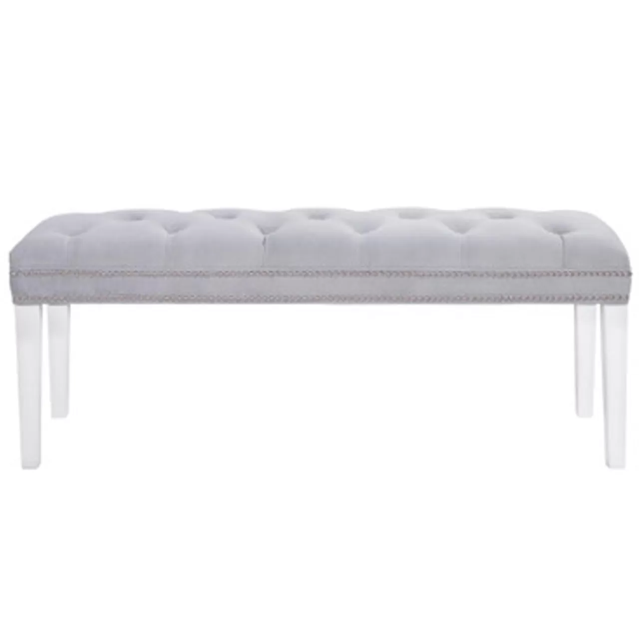 Z Gallerie Charlotte Bench - High Gloss White> Dining Bench & Stools