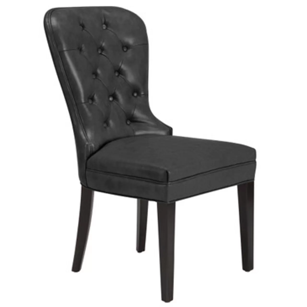 Z Gallerie Charlotte Leather Dining Chair - Espresso> Dining Chairs