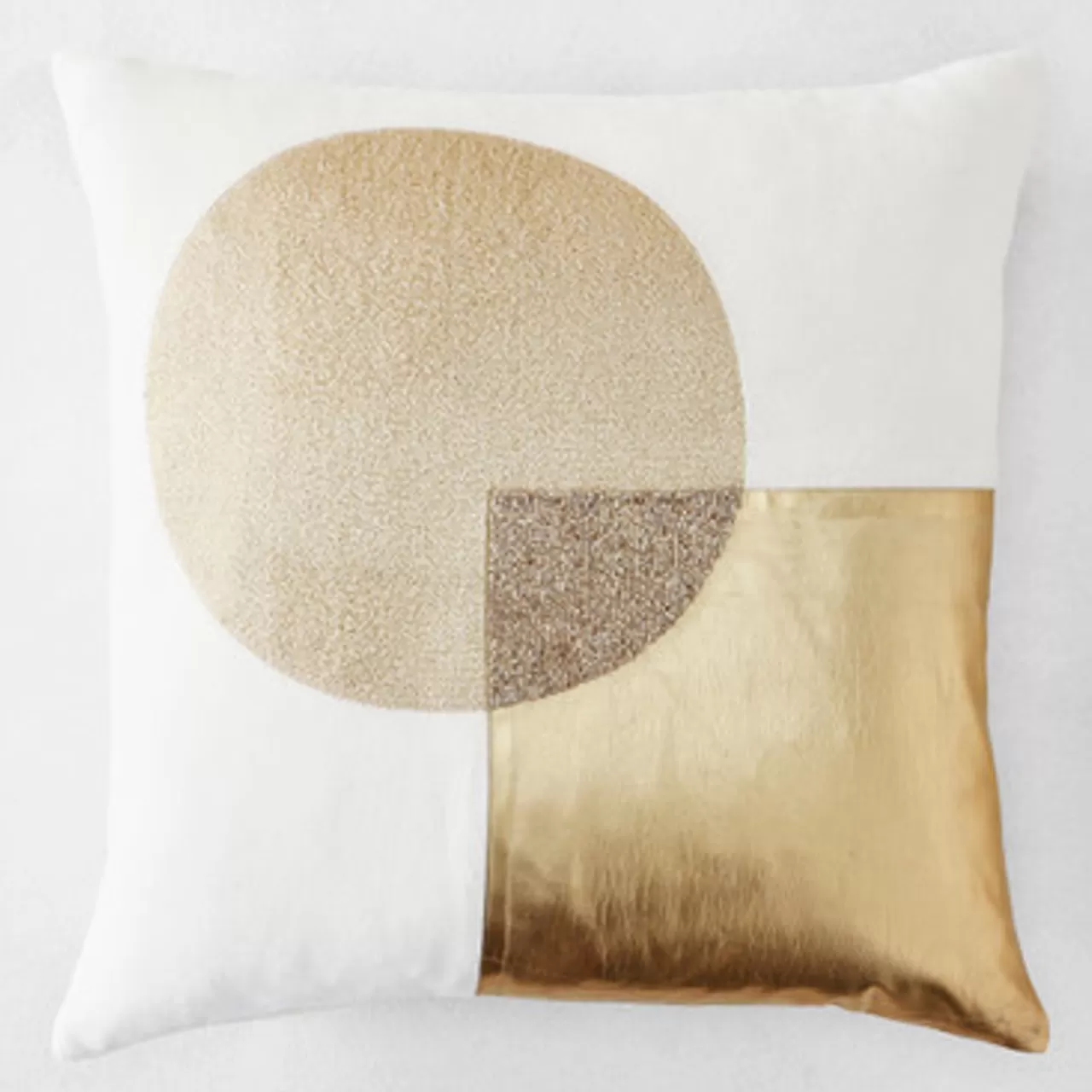 Z Gallerie Circle Eclipse Pillow 20" - Pearl> Textile Sale | Patterned Pillows