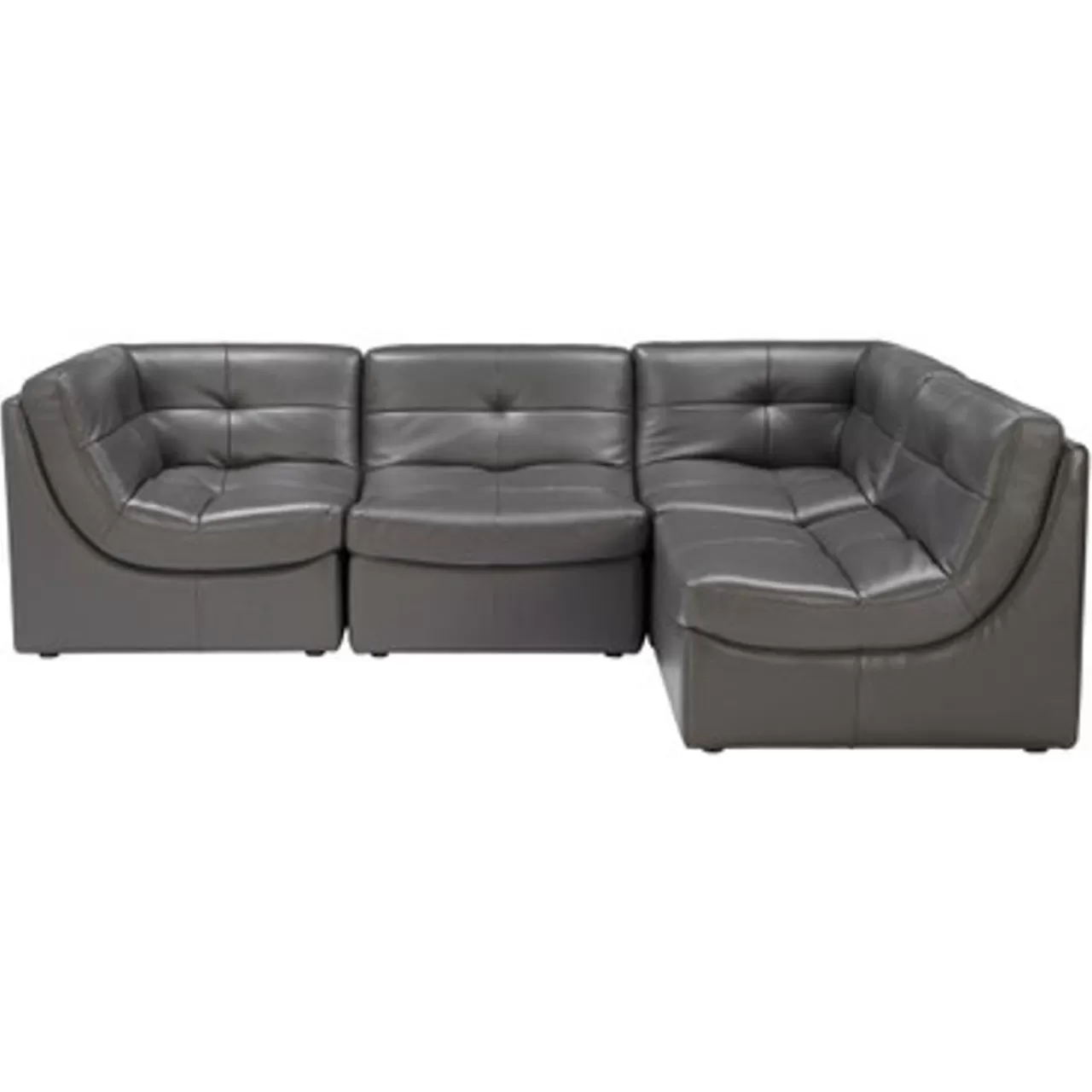 Z Gallerie Convo Leather Sectional - 4 PC> Sofas | Sectionals