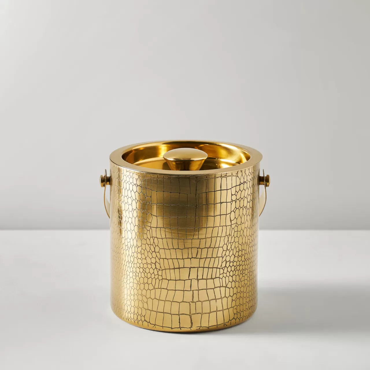 Z Gallerie Croc Embossed Ice Bucket> Décor Sale | Living Room Decor