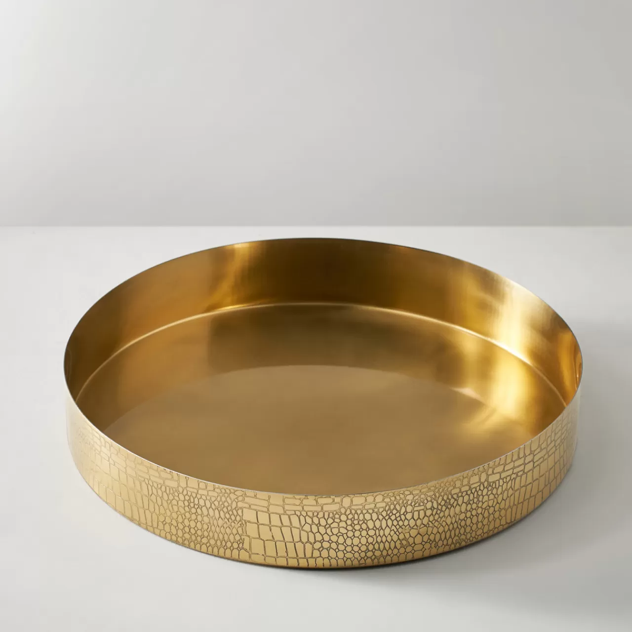 Z Gallerie Croc Embossed Tray> Décor Sale | Living Room Decor