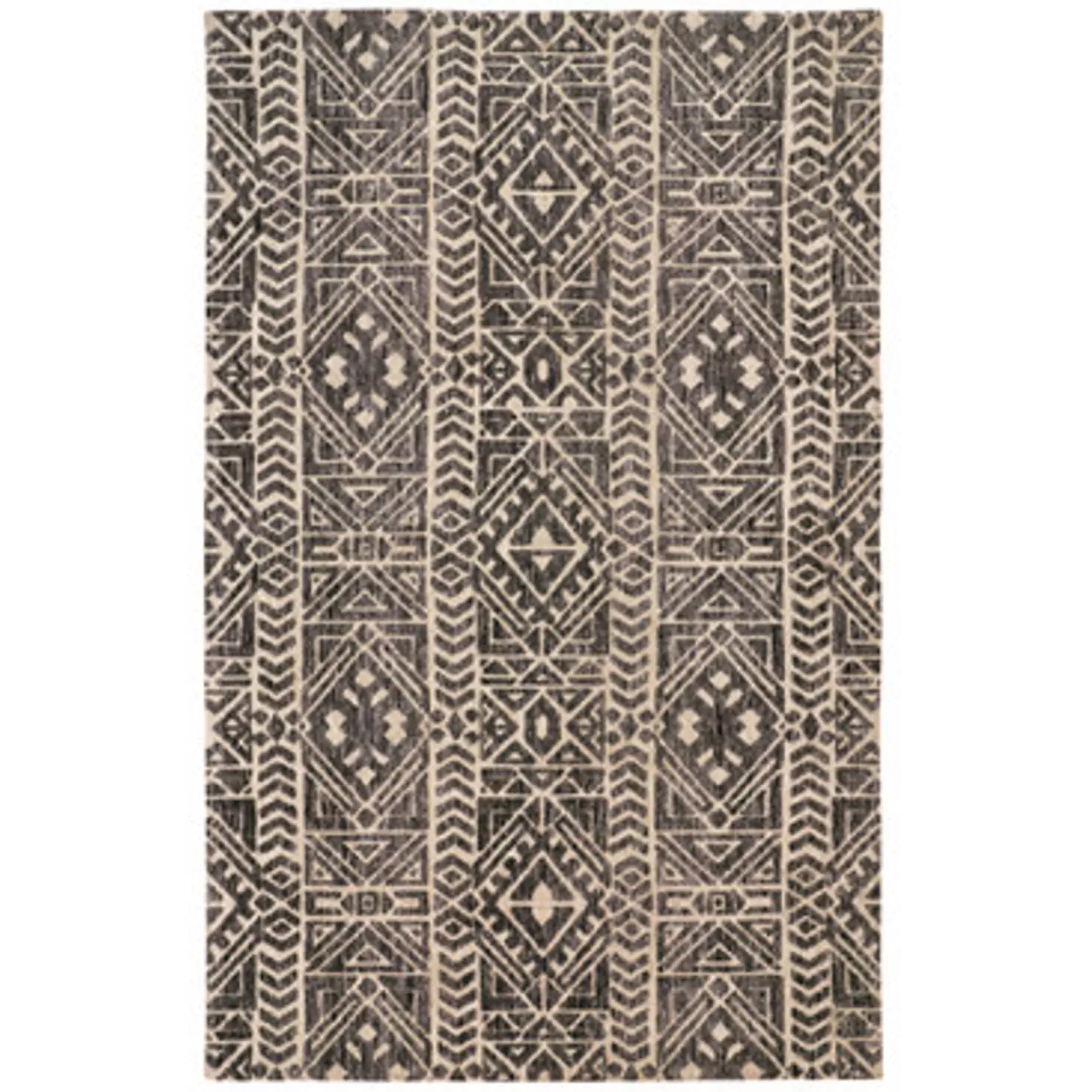 Z Gallerie Cyrene Rug - Charcoal> Pattern Rugs | Living Room Rugs