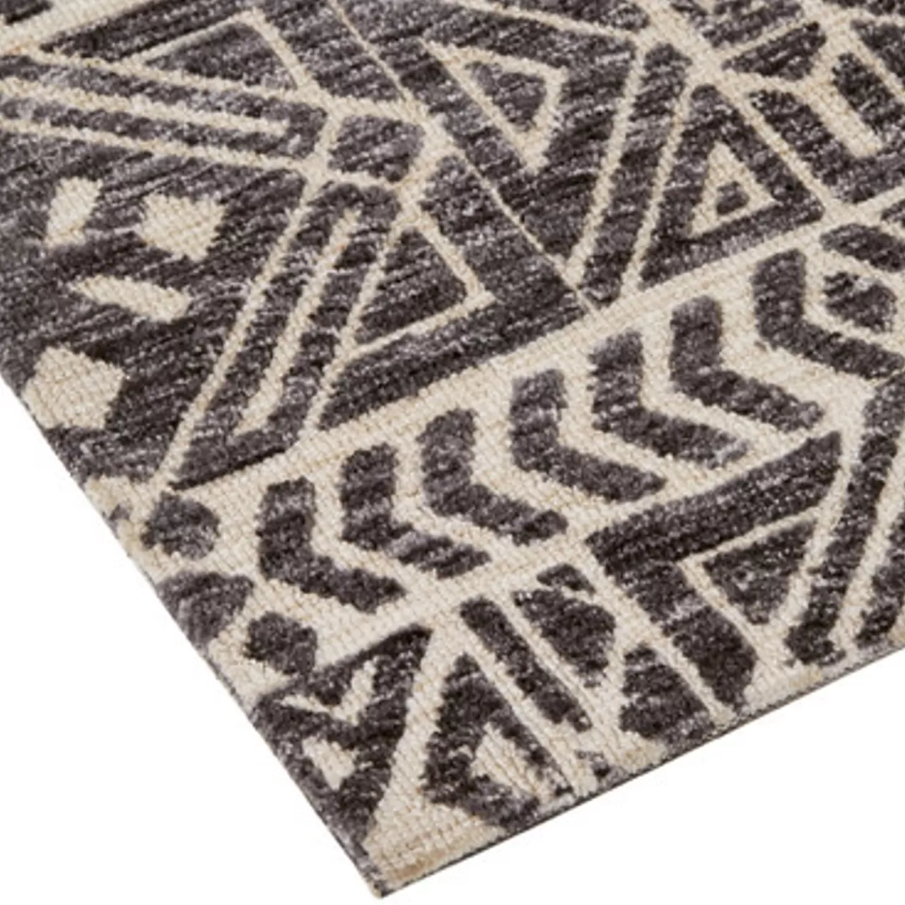 Z Gallerie Cyrene Rug - Charcoal> Pattern Rugs | Living Room Rugs