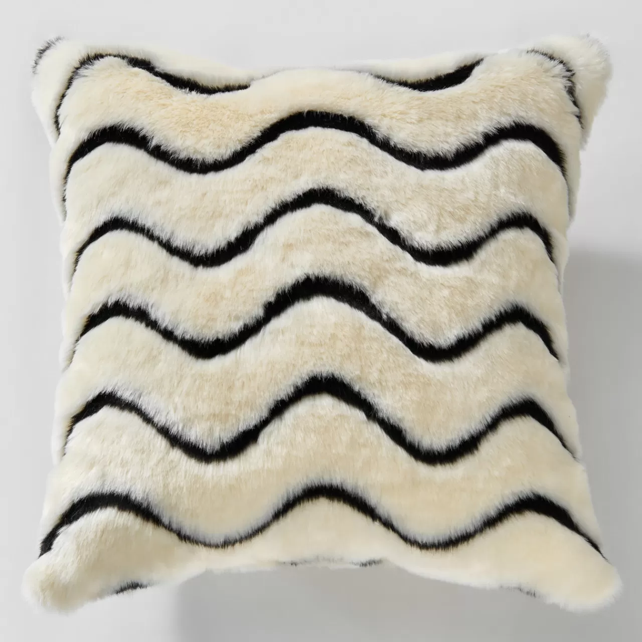 Z Gallerie Dosia Wave Pillow 18"> Textile Sale | Faux Fur Pillows