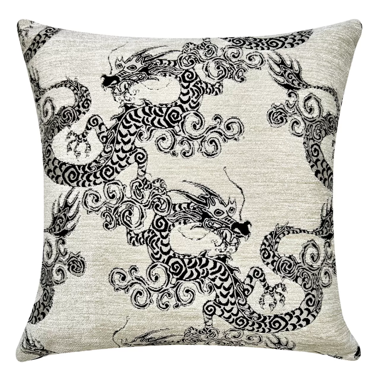 Z Gallerie Dragonette Pillow 20" - White> Textile Sale | Novelty Pillows