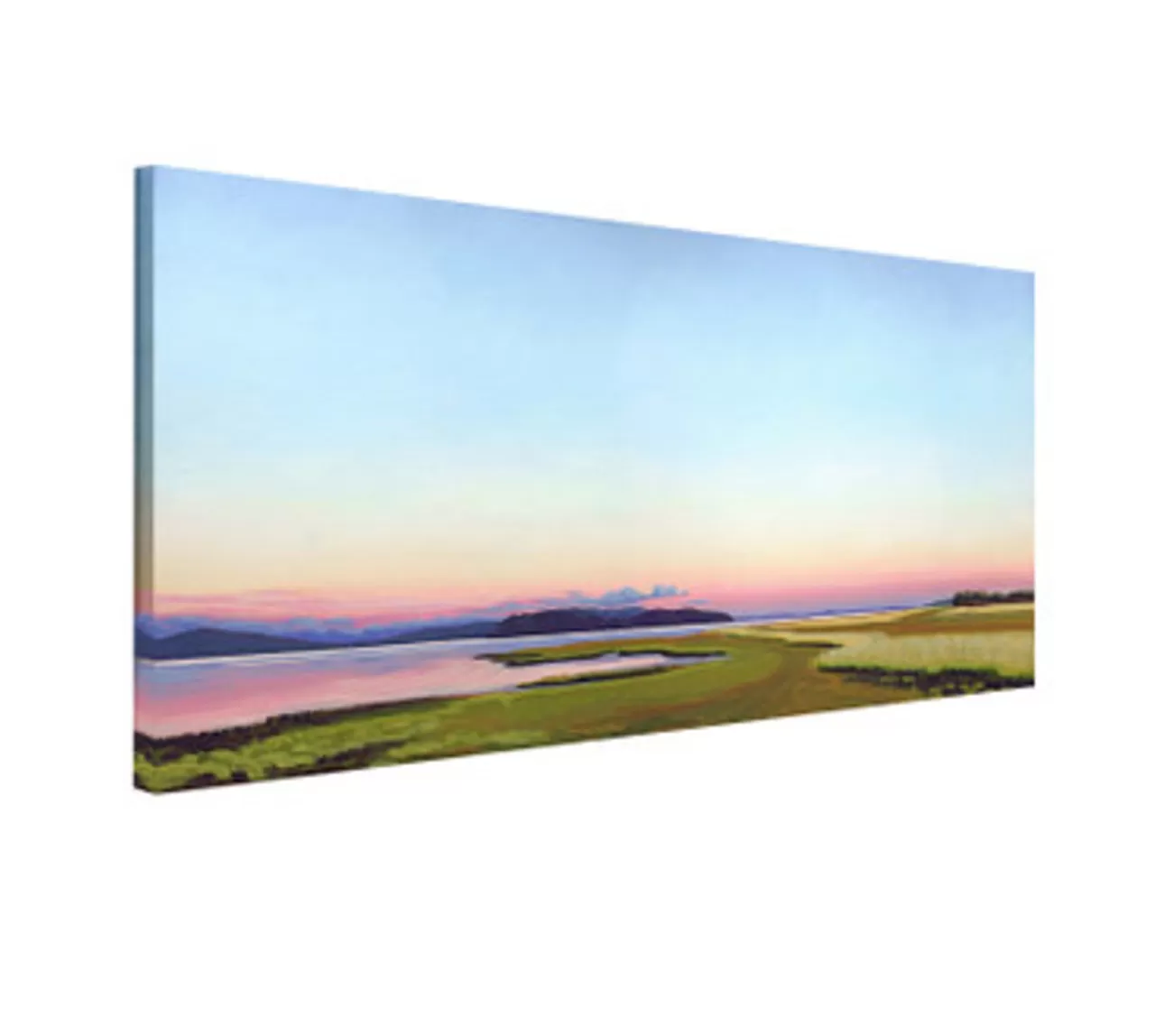 Z Gallerie Dusk Over The Bay> Canvas | Multi Colored