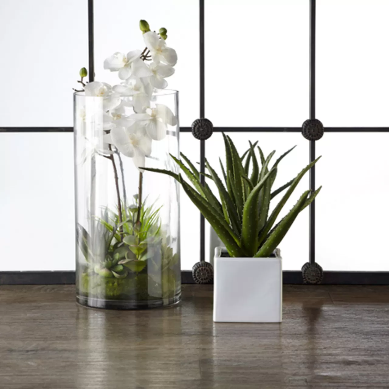 Z Gallerie Faux Potted Orchid With Succulents> Home Decor | Décor Sale