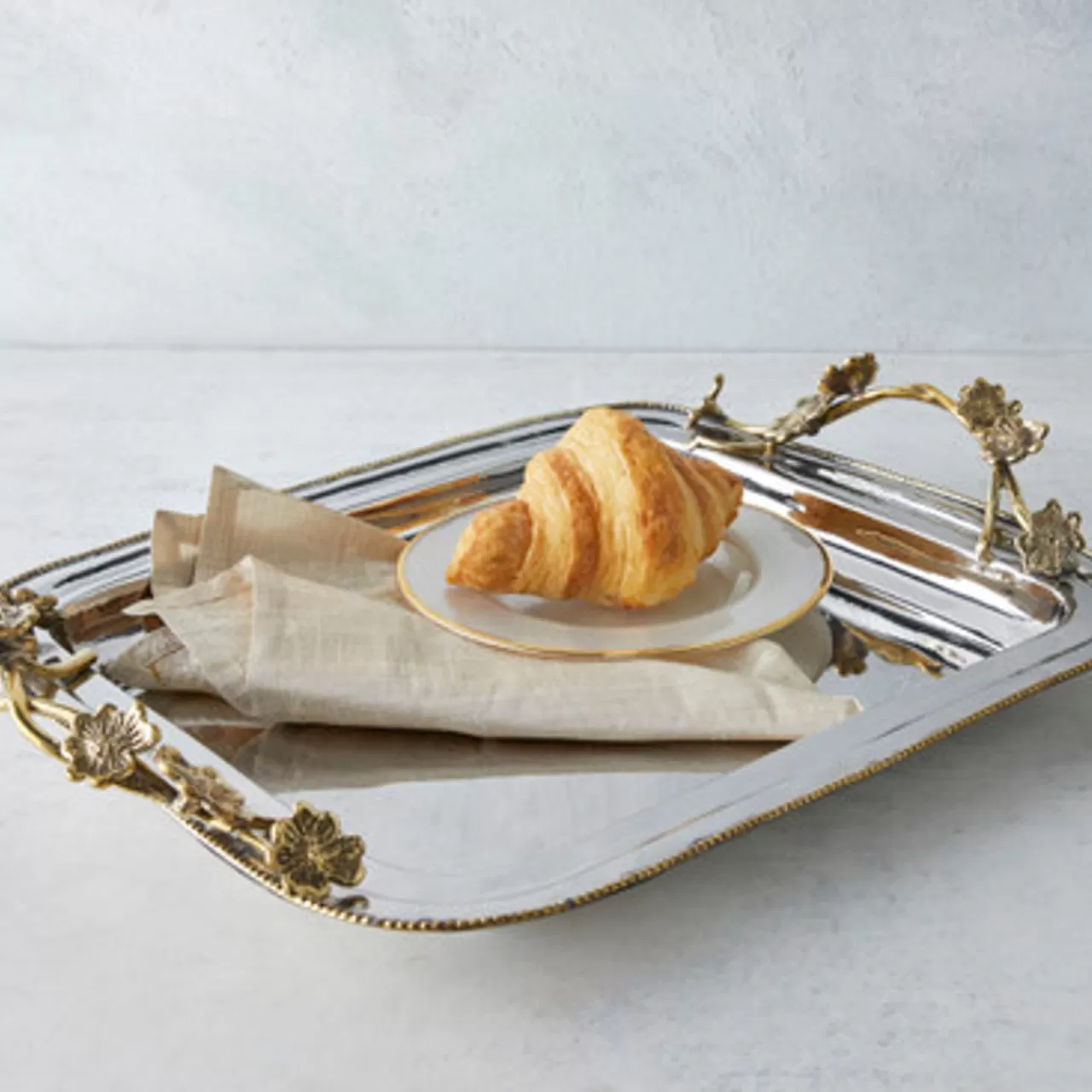 Z Gallerie Fleur Tray> Barware & Entertaining | Tabletop Sale