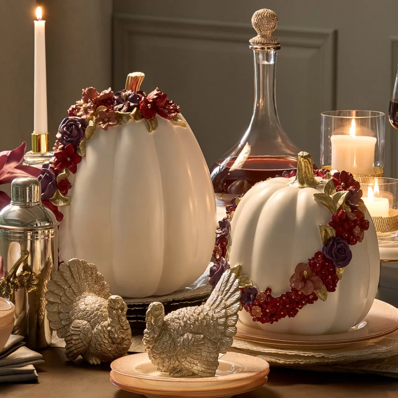 Z Gallerie Floral Pumpkins> Décor Sale | Living Room Decor