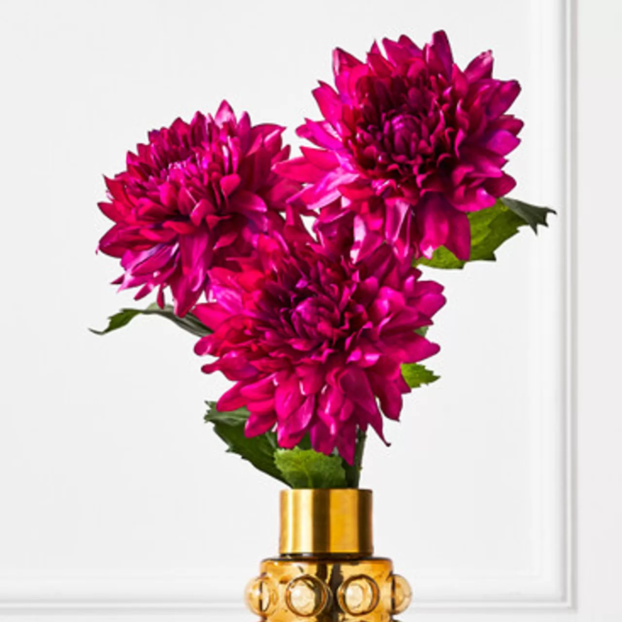 Z Gallerie Fuchsia Open Dahlia - Set of 3> Home Decor | Décor Sale