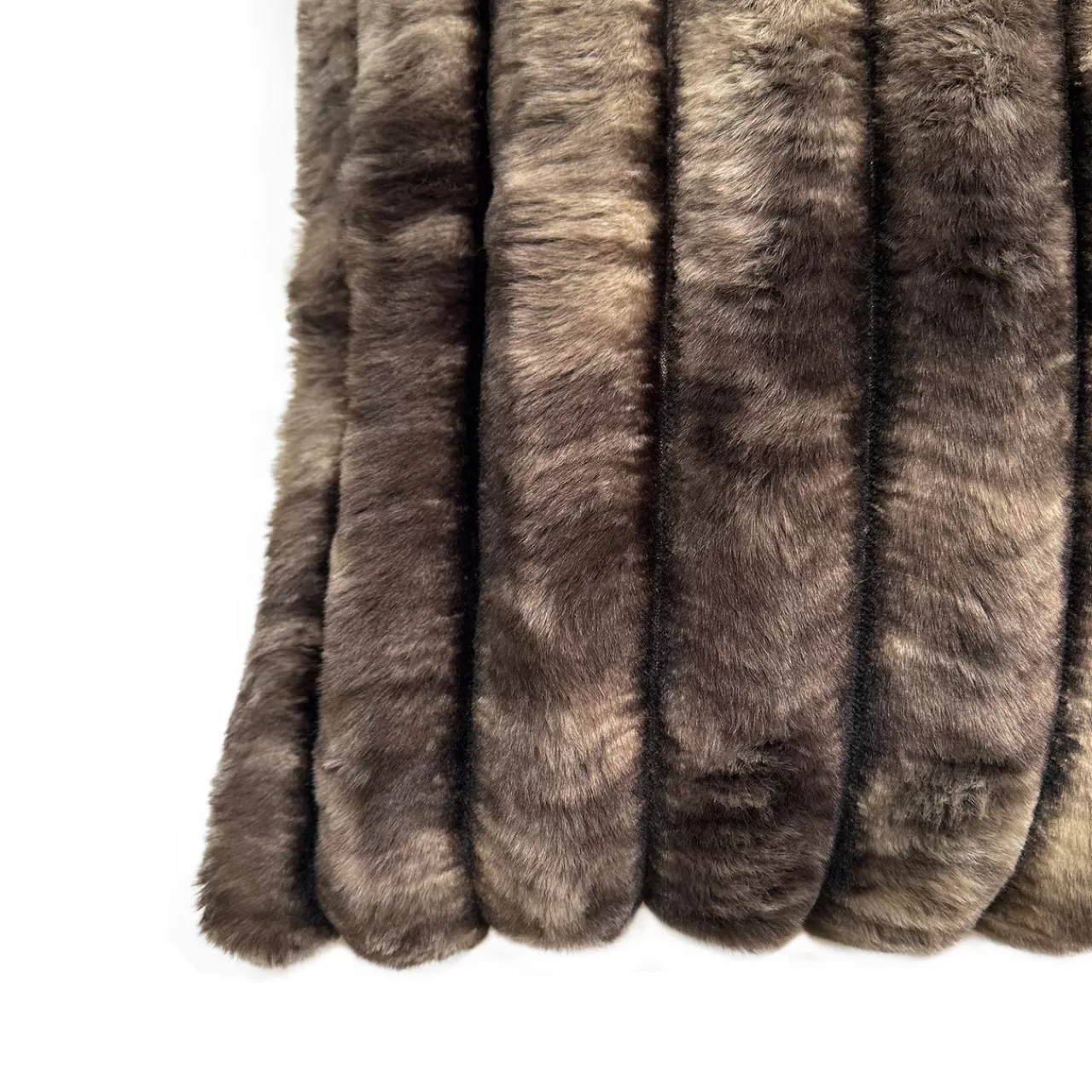 Z Gallerie Fur Channel 20" -  Chocolate> Textile Sale | Faux Fur Pillows