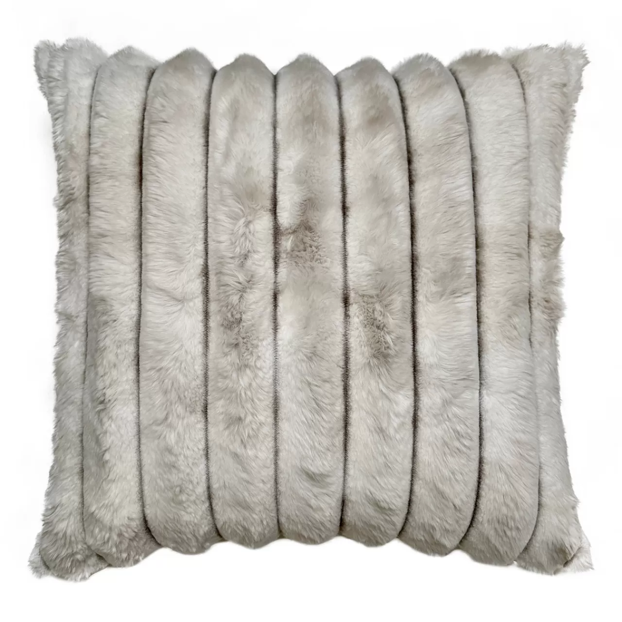 Z Gallerie Fur Channel 20" -  Ivory> Textile Sale | Faux Fur Pillows