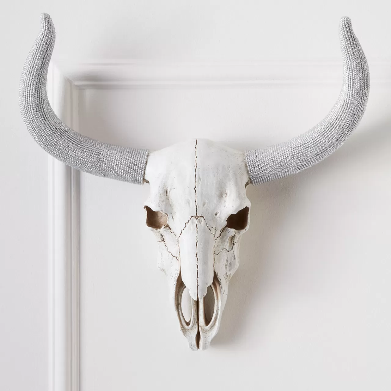 Z Gallerie Glittter Cow Skull> Décor Sale | Decorative Objects