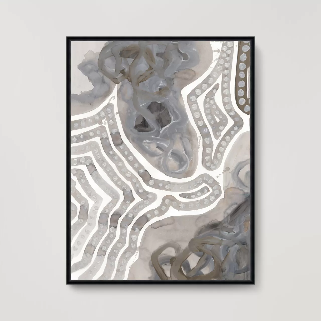 Z Gallerie Groovy Gray I> Series | Framed Art