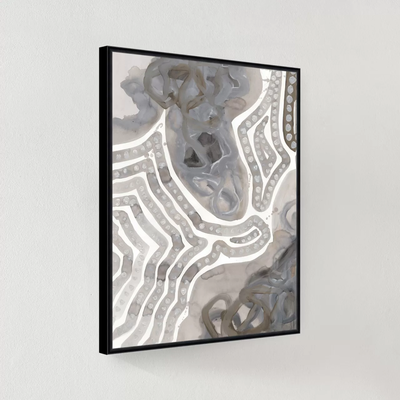 Z Gallerie Groovy Gray I> Series | Framed Art