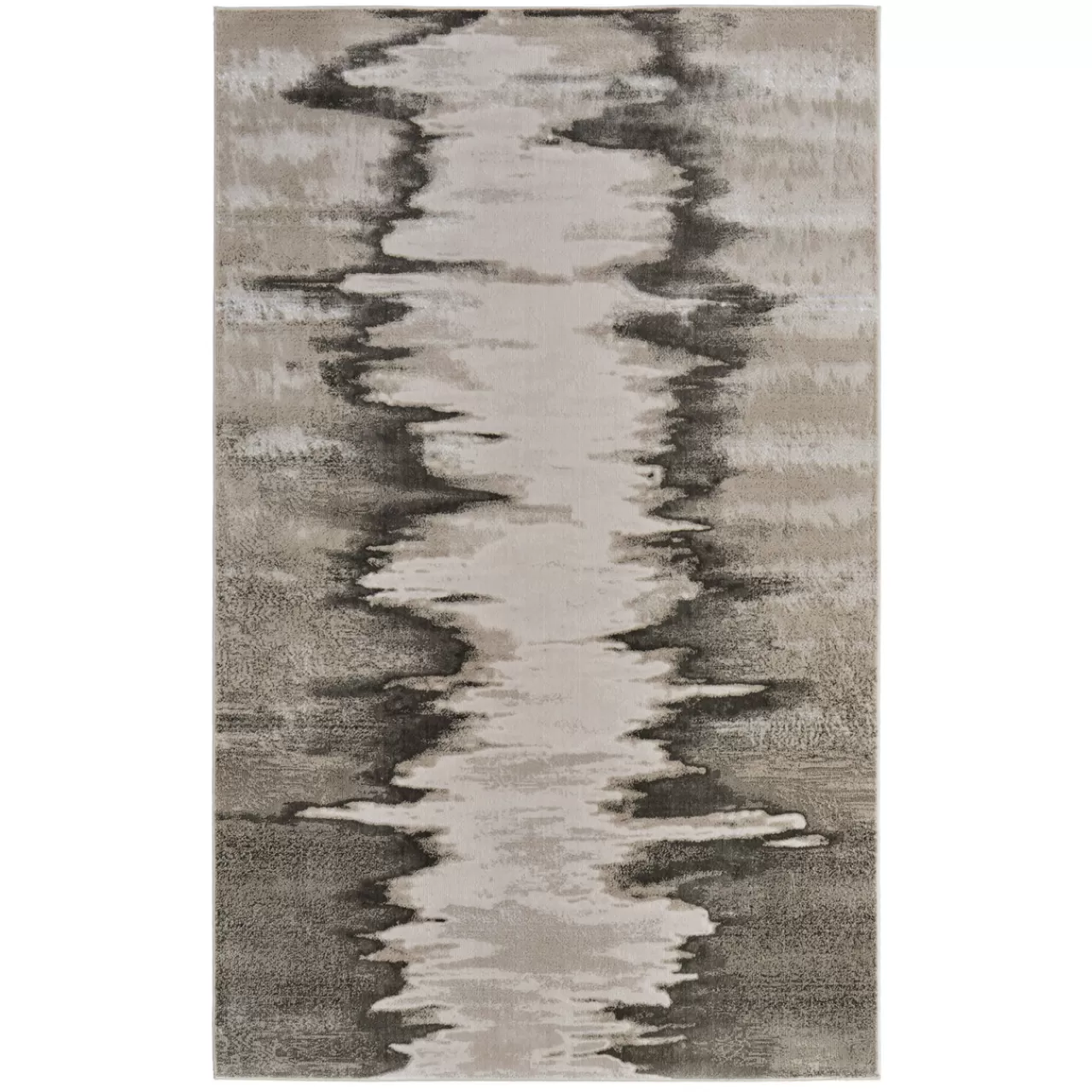 Z Gallerie Hoyt Rug - Ivory/Silver> Modern Rugs | Living Room Rugs