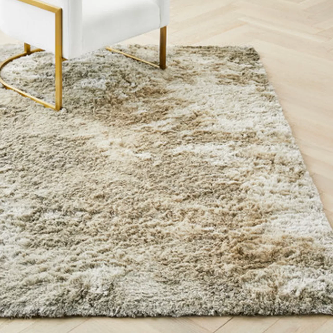 Z Gallerie Indochine Rug - Gold> Solid Rugs | Living Room Rugs