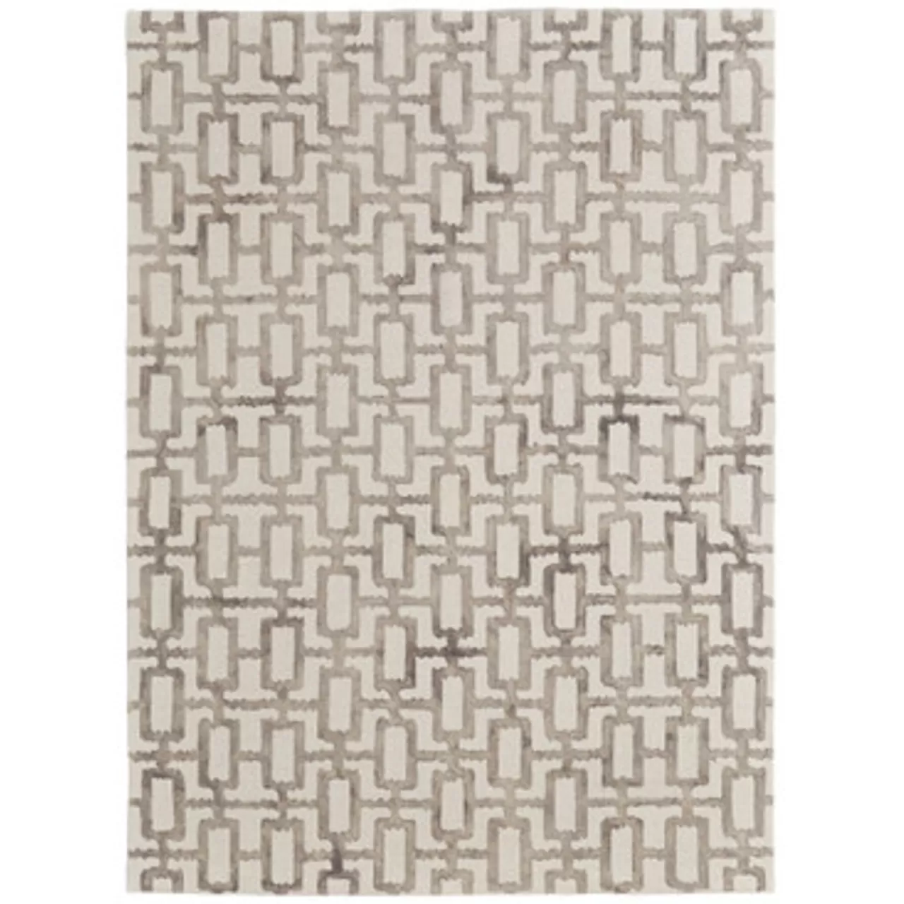 Z Gallerie Jacqueline Rug - Ivory/Grey> Pattern Rugs | Living Room Rugs