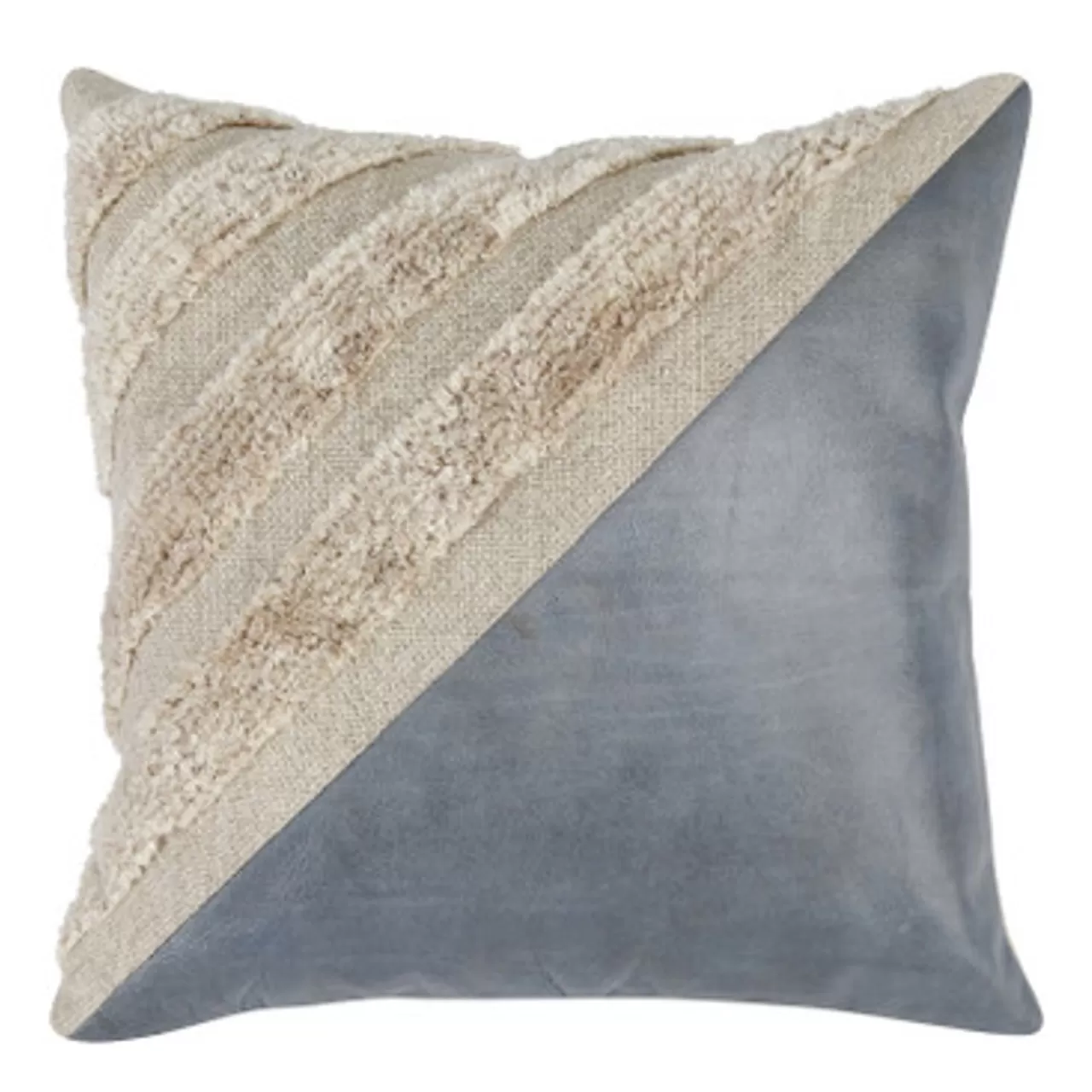 Z Gallerie Jayda Pillow 20" - Blue/Ivory> Textile Sale | Leather & Hide Pillows