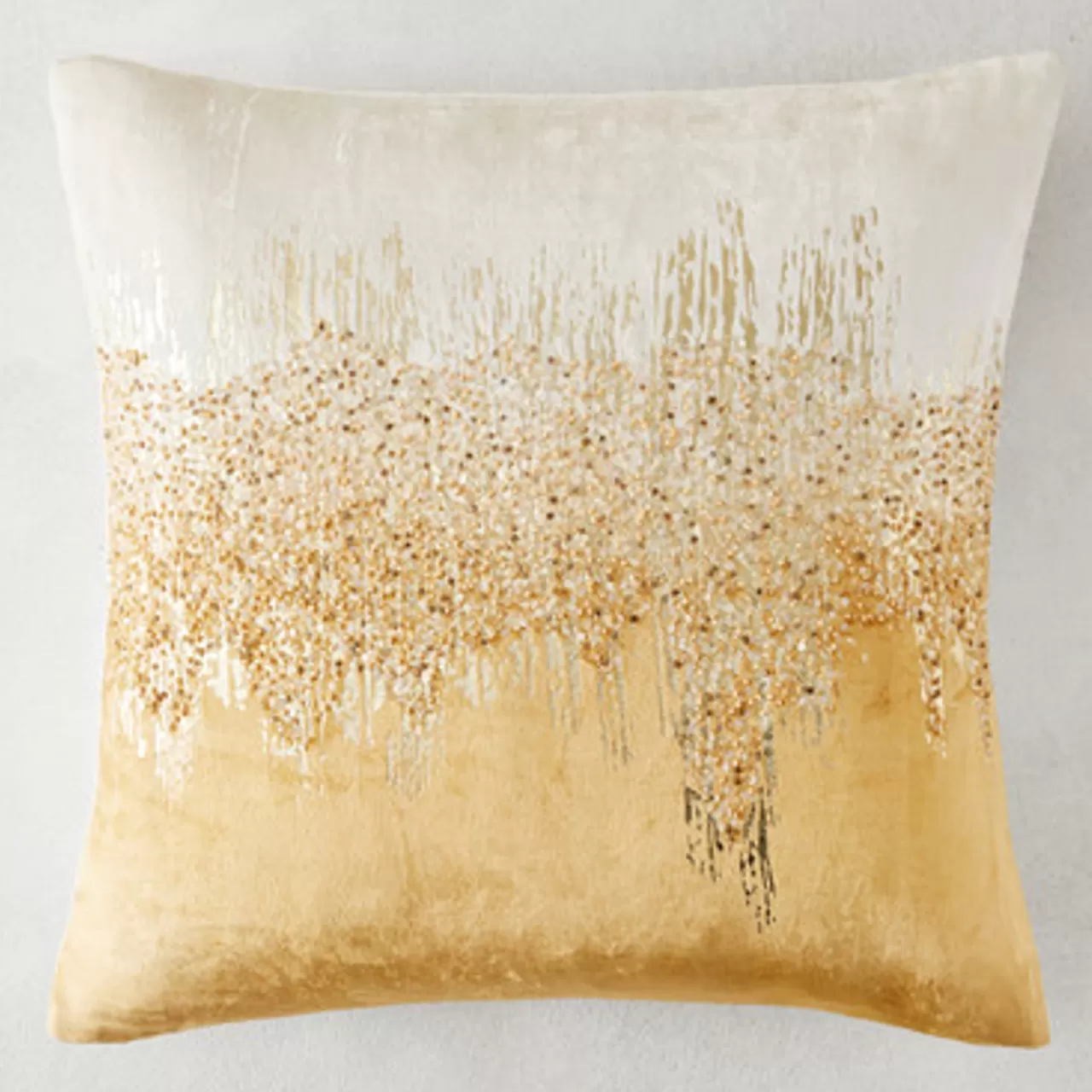 Z Gallerie Joie De Vivre Pillow 22" - Gold> Textile Sale | Patterned Pillows