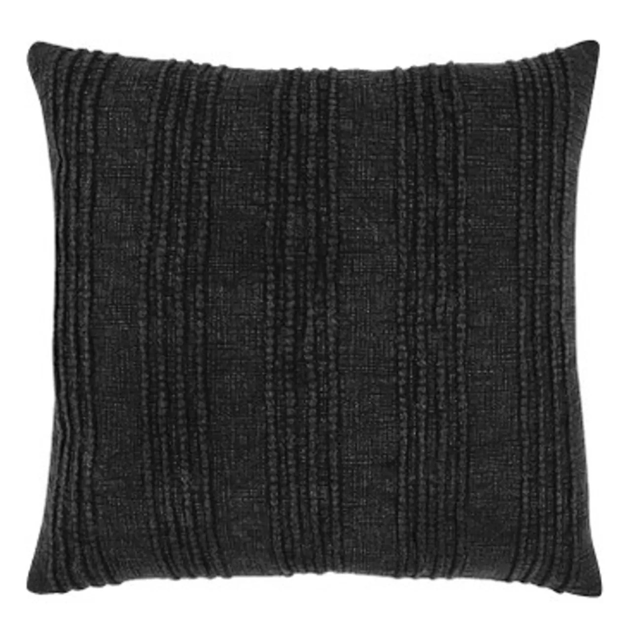 Z Gallerie Kyrie Pillow 22" - Black> Textile Sale | Solid Pillows