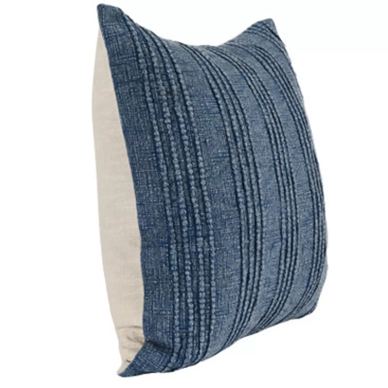 Z Gallerie Kyrie Pillow 22" - Navy> Textile Sale | Solid Pillows