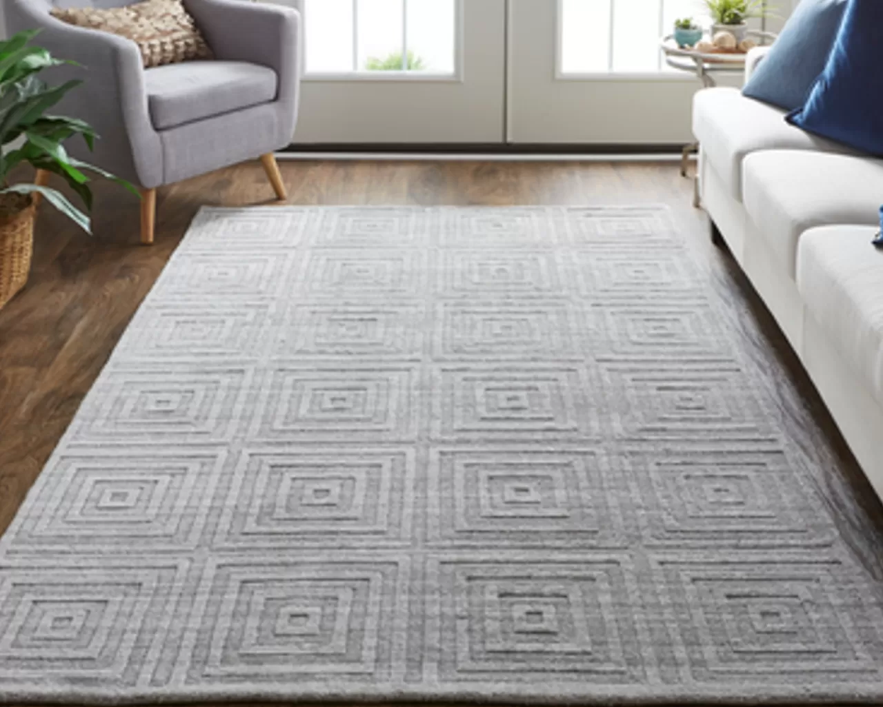 Z Gallerie Landry Rug - Beige> Modern Rugs | Pattern Rugs