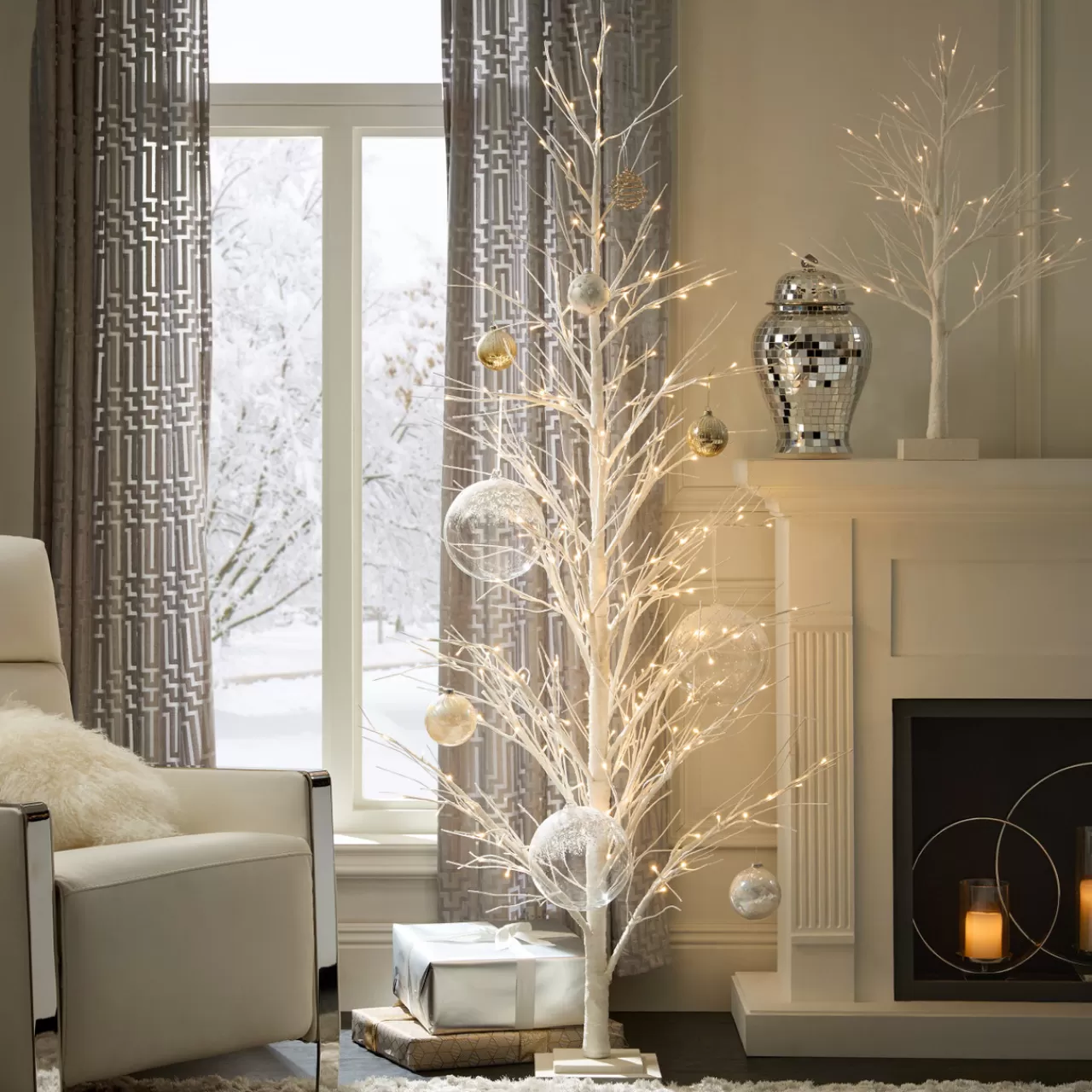 Z Gallerie LED Glitter Tree 7'> Décor | Floral