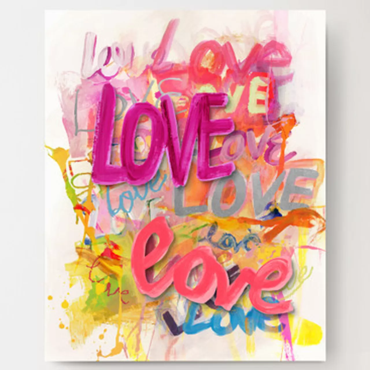 Z Gallerie Love Is In The Air> Canvas | Multi Colored