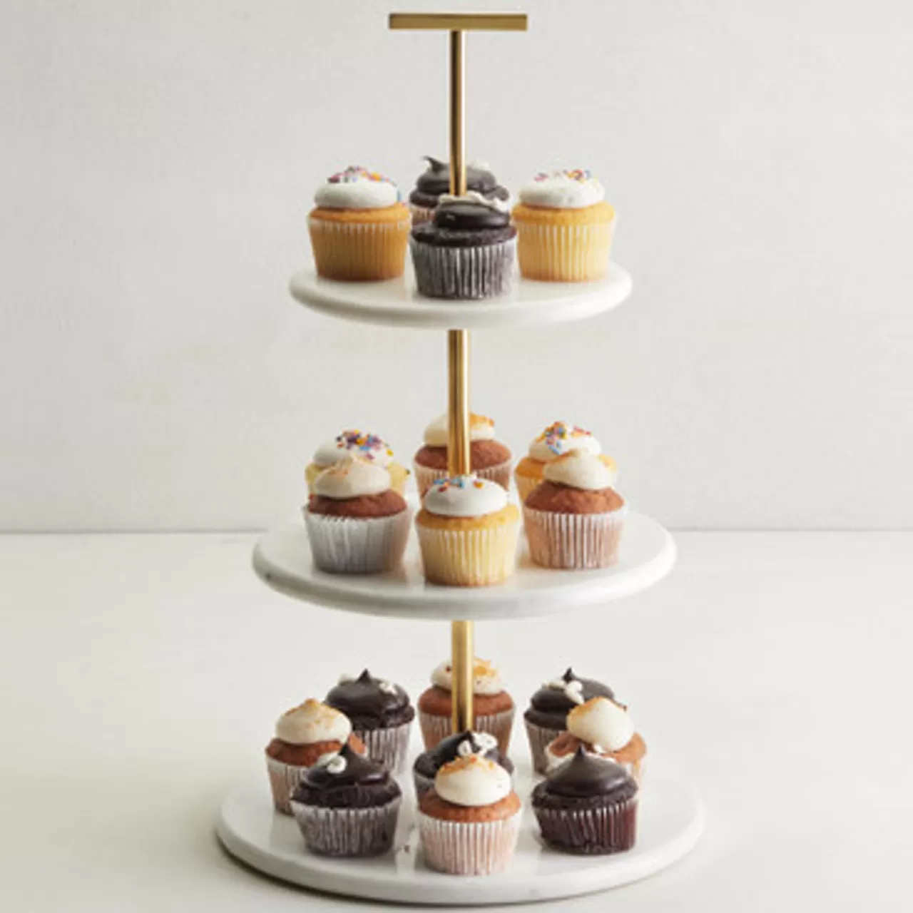 Z Gallerie Marble 3 Tiered Stand> Barware & Entertaining | Tabletop Sale