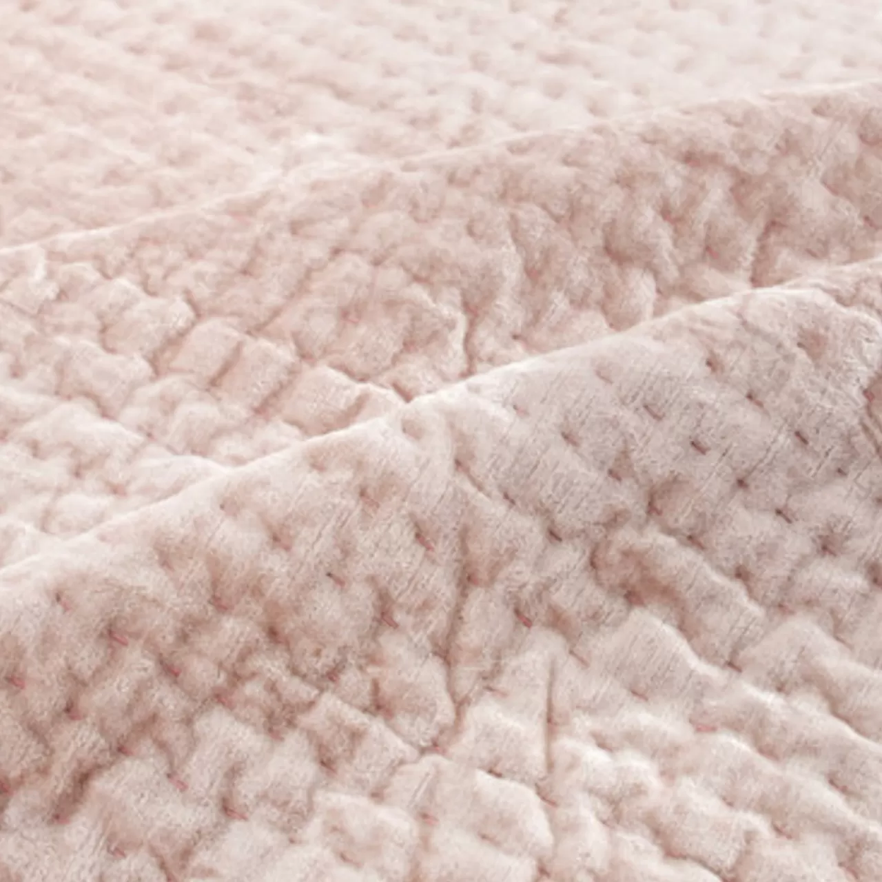 Z Gallerie Mardon Velvet Bedding - Blush> Textured Bedding | Velvet Bedding