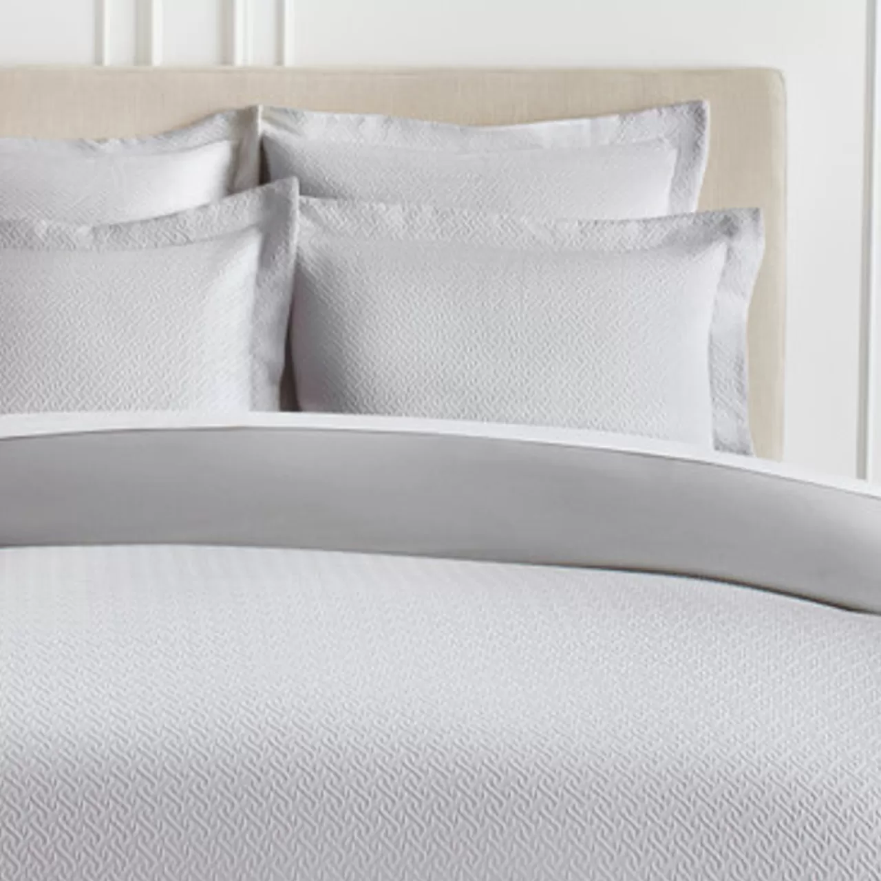 Z Gallerie Marlowe Bedding - Silver> Textured Bedding | Solid Bedding