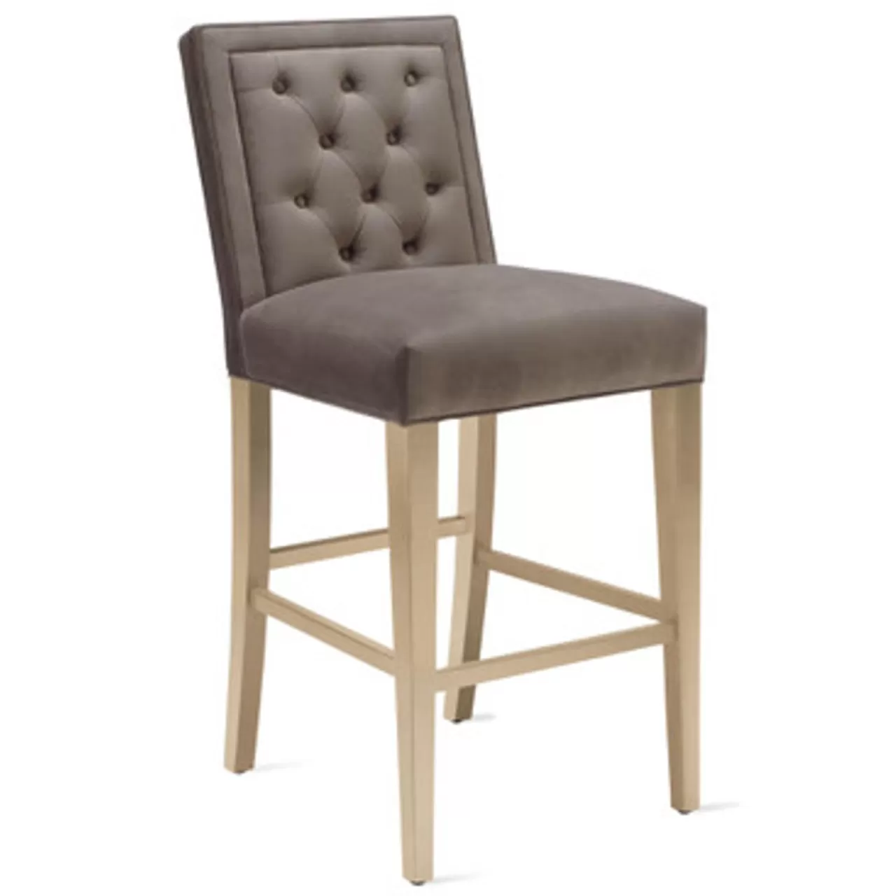 Z Gallerie Maxwell Stool - Wash Oak> Dining Chairs