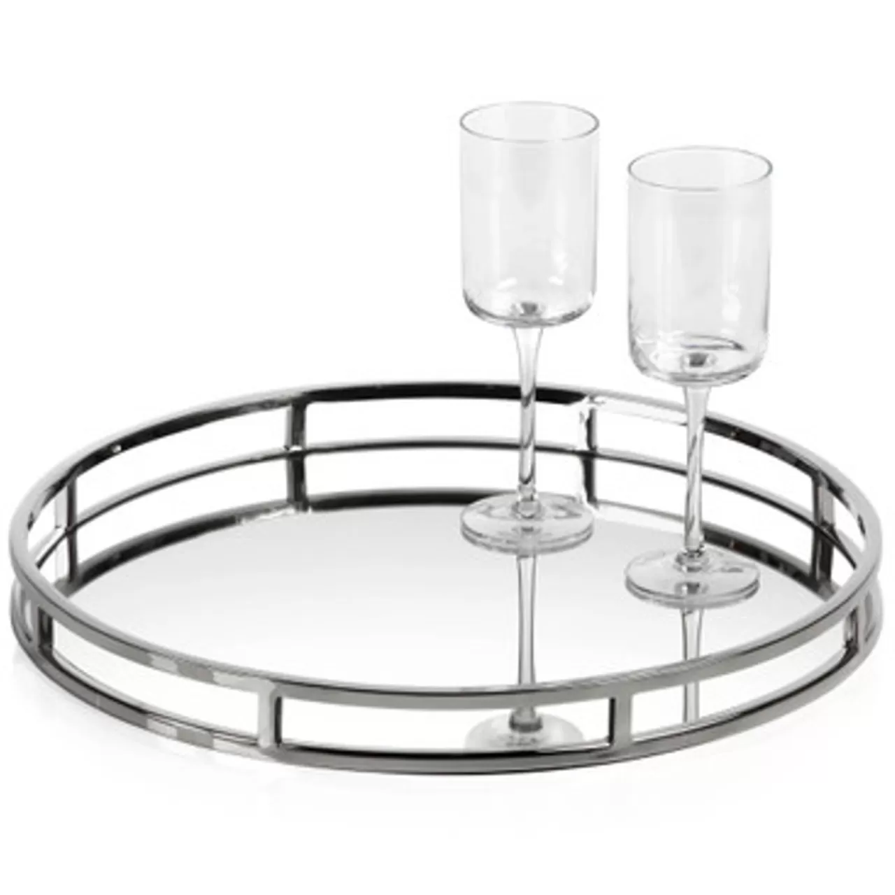 Z Gallerie Metropolitan Tray - Round> Barware & Entertaining | Tabletop Sale