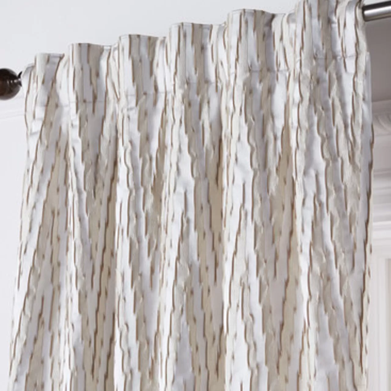 Z Gallerie Minka Textured Natural - Custom> Patterned Window Panels | Custom Window Panels