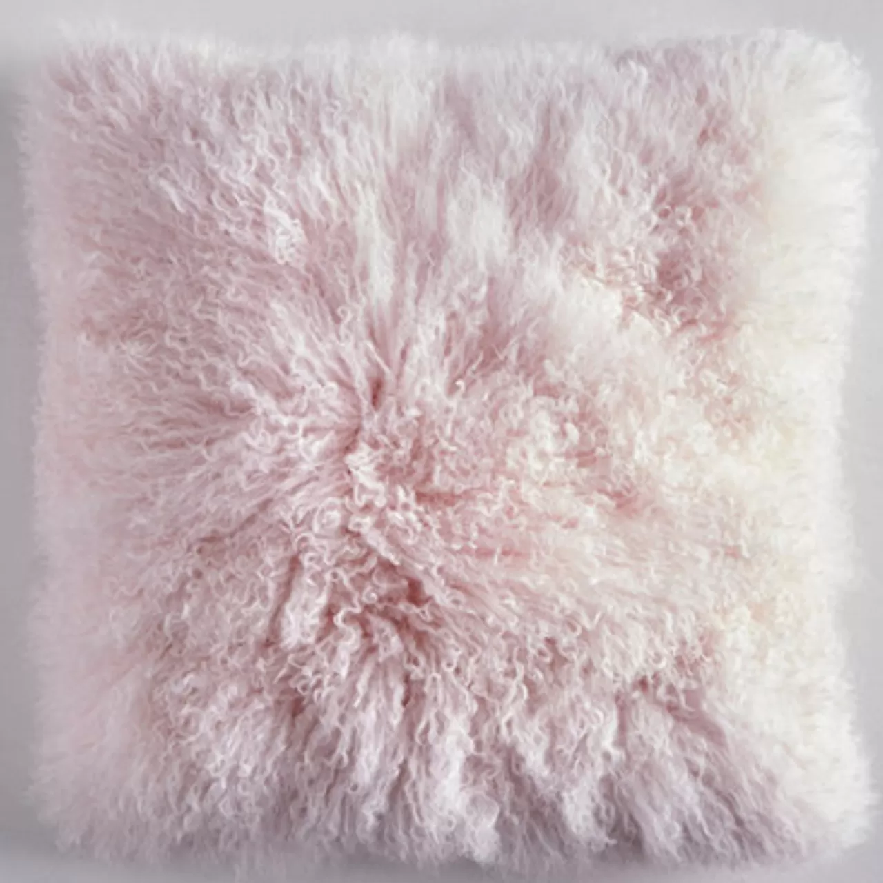 Z Gallerie Mongolian Pillow 22" - Blush> Textile Sale | Mongolian & Fur Pillows