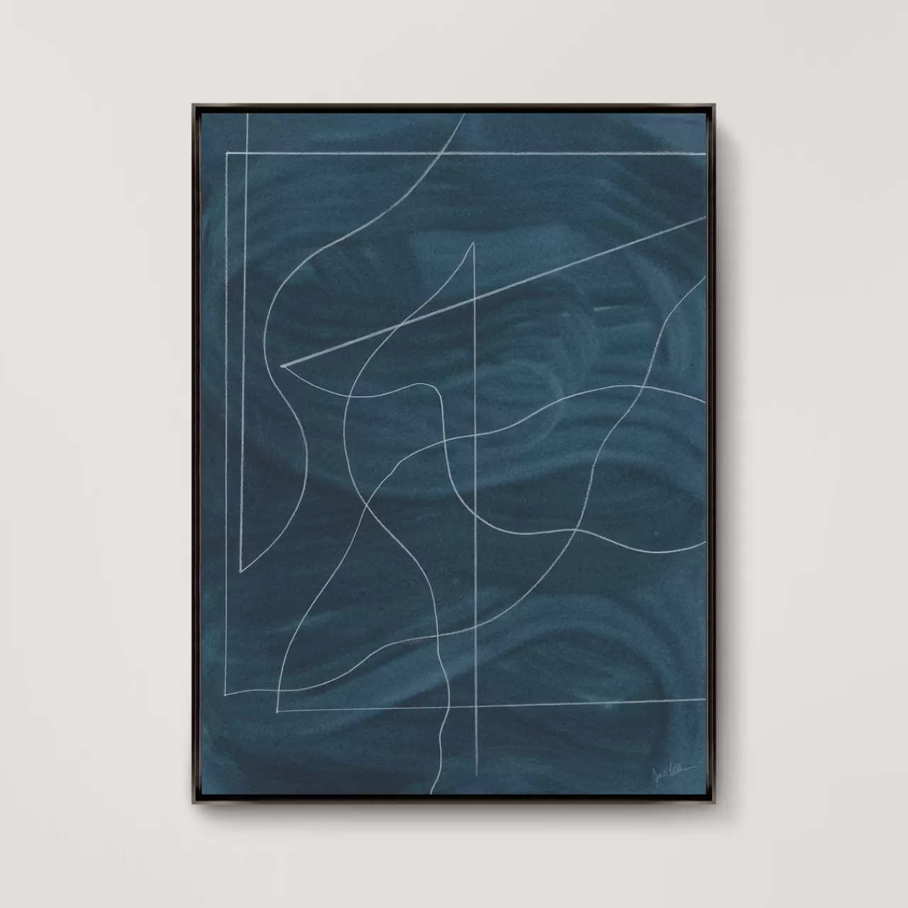 Z Gallerie Movement in Blue I> Series | Framed Art